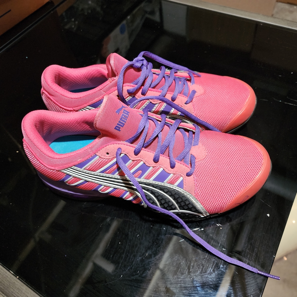 Puma Pink and Purple Athletic Shoes